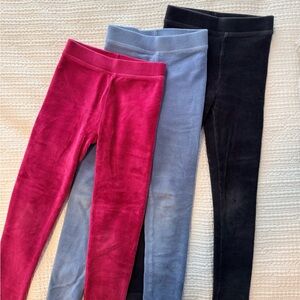 Crewcuts Corduroy Leggings - Fuchsia, Slate, and Charcoal